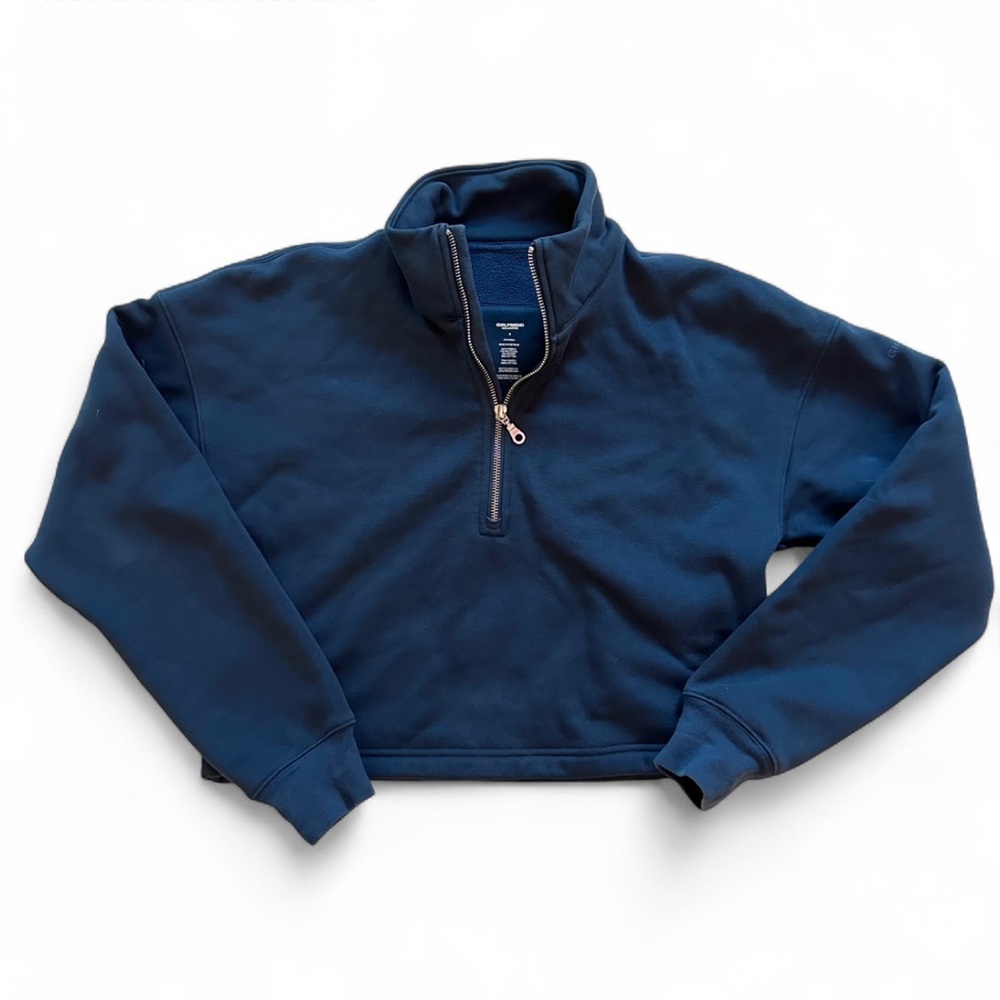 Girlfriend Collective Sargasso Vega Half-Zip Sweatshirt